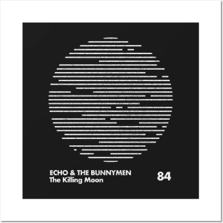 Echo & The Bunnymen / Minimal Graphic Design Tribute Posters and Art